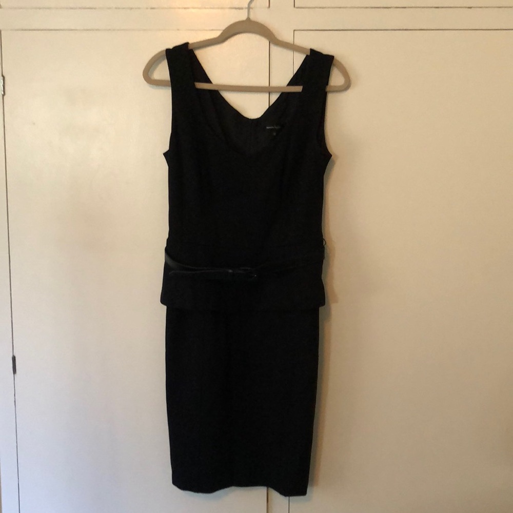 Nanette Lapore black peplum dress
